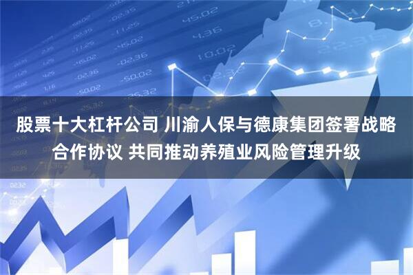 股票十大杠杆公司 川渝人保与德康集团签署战略合作协议 共同推动养殖业风险管理升级