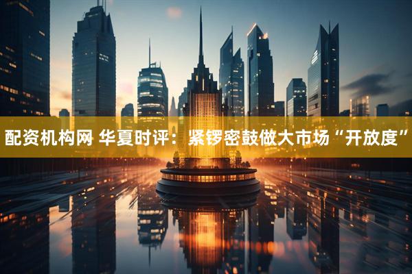 配资机构网 华夏时评：紧锣密鼓做大市场“开放度”
